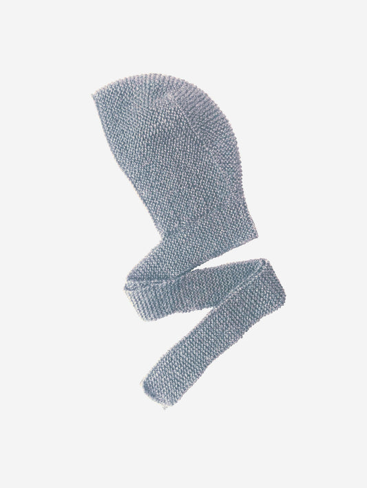 Magata hand knitted wool balaclava grey